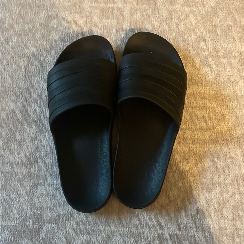Black Slide Sandals